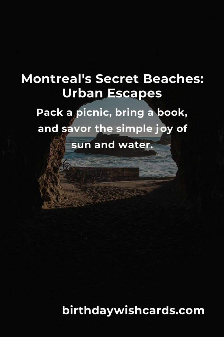Discover Montreal’s Secret Beaches: Hidden Getaways You Can’t Miss