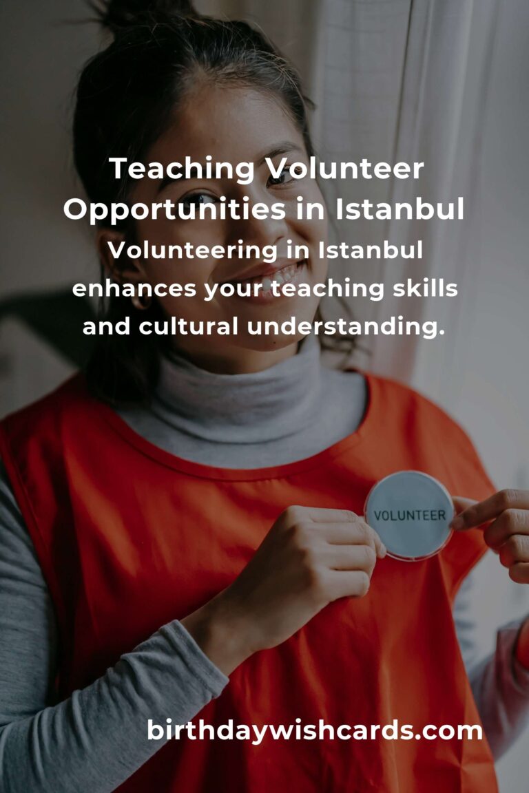 Discover Rewarding Teaching Volunteer Opportunities in Istanbul