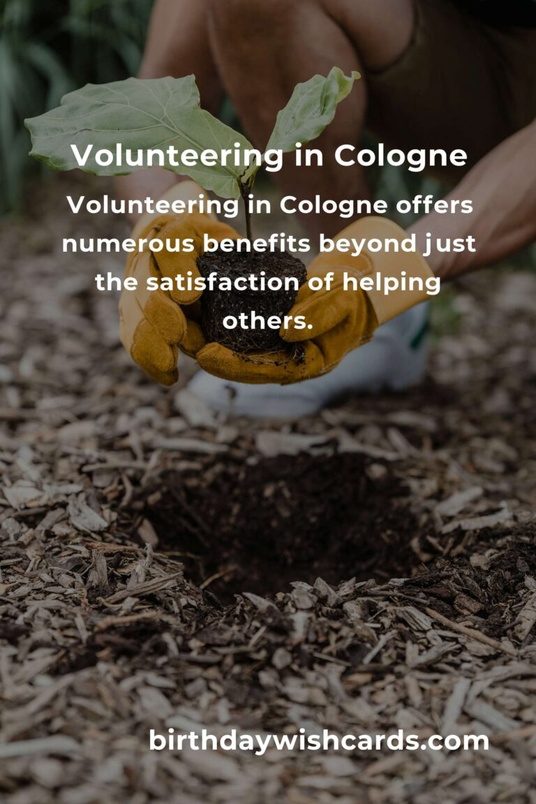 Discover Rewarding Volunteer Opportunities for Students in Cologne