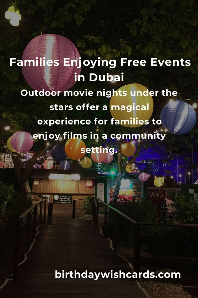 Discover Unforgettable Free Events in Dubai for Families This Month