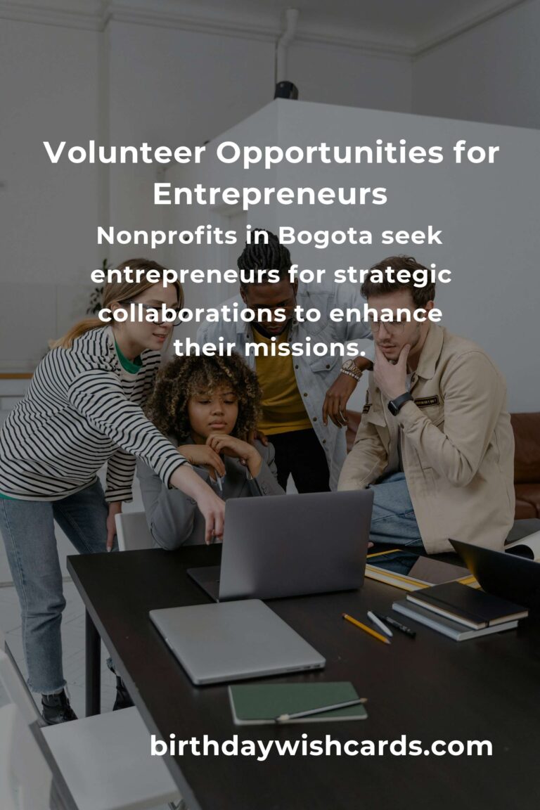 Discover Volunteer Opportunities for Entrepreneurs in Bogota