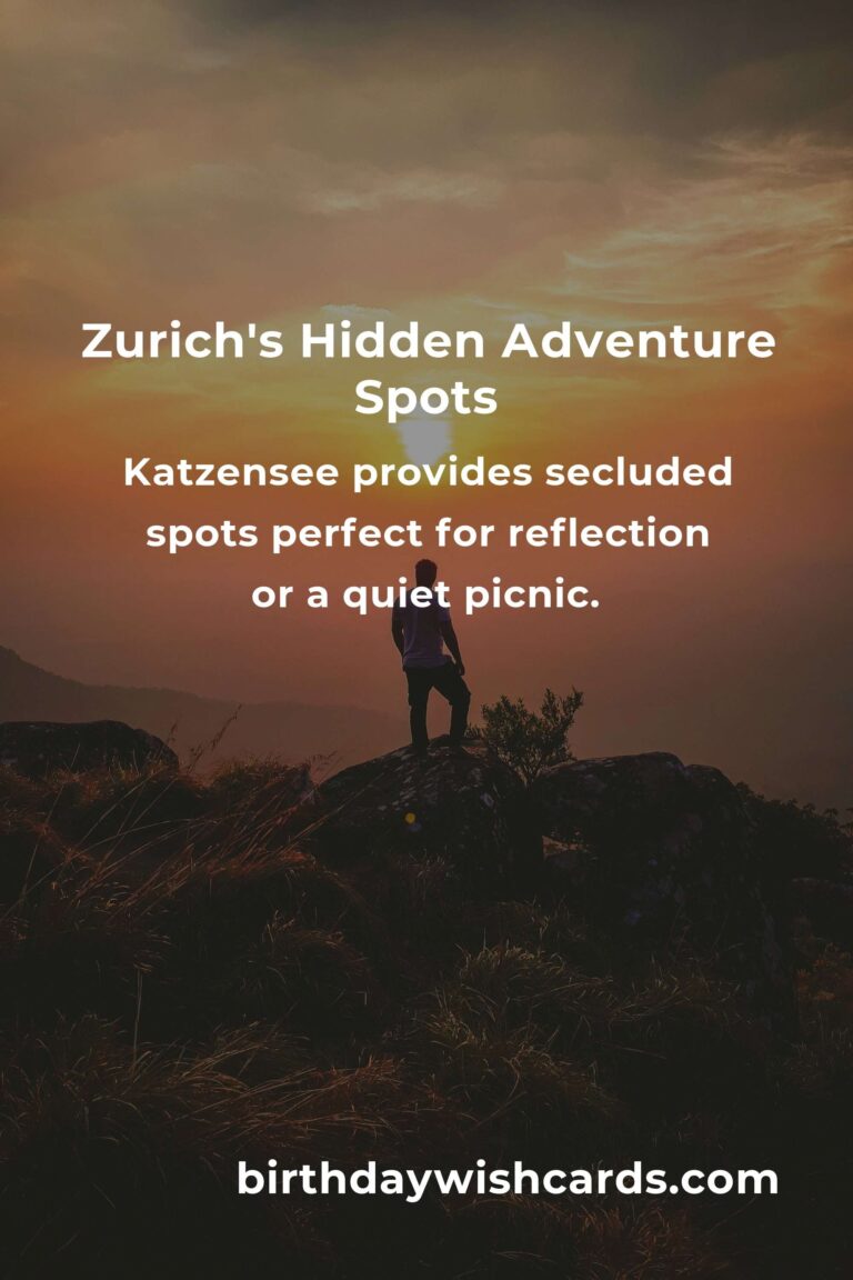 Discover Zurich's Hidden Adventure Spots: Unseen Gems for the Soul