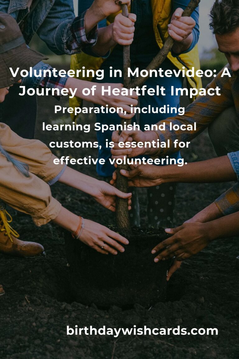 Discover a Heartfelt Journey: How to Start Volunteering in Montevideo
