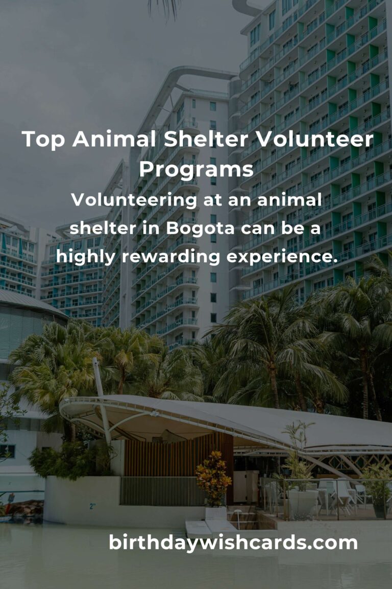 Discover the Best Animal Shelter Volunteer Programs in Bogota