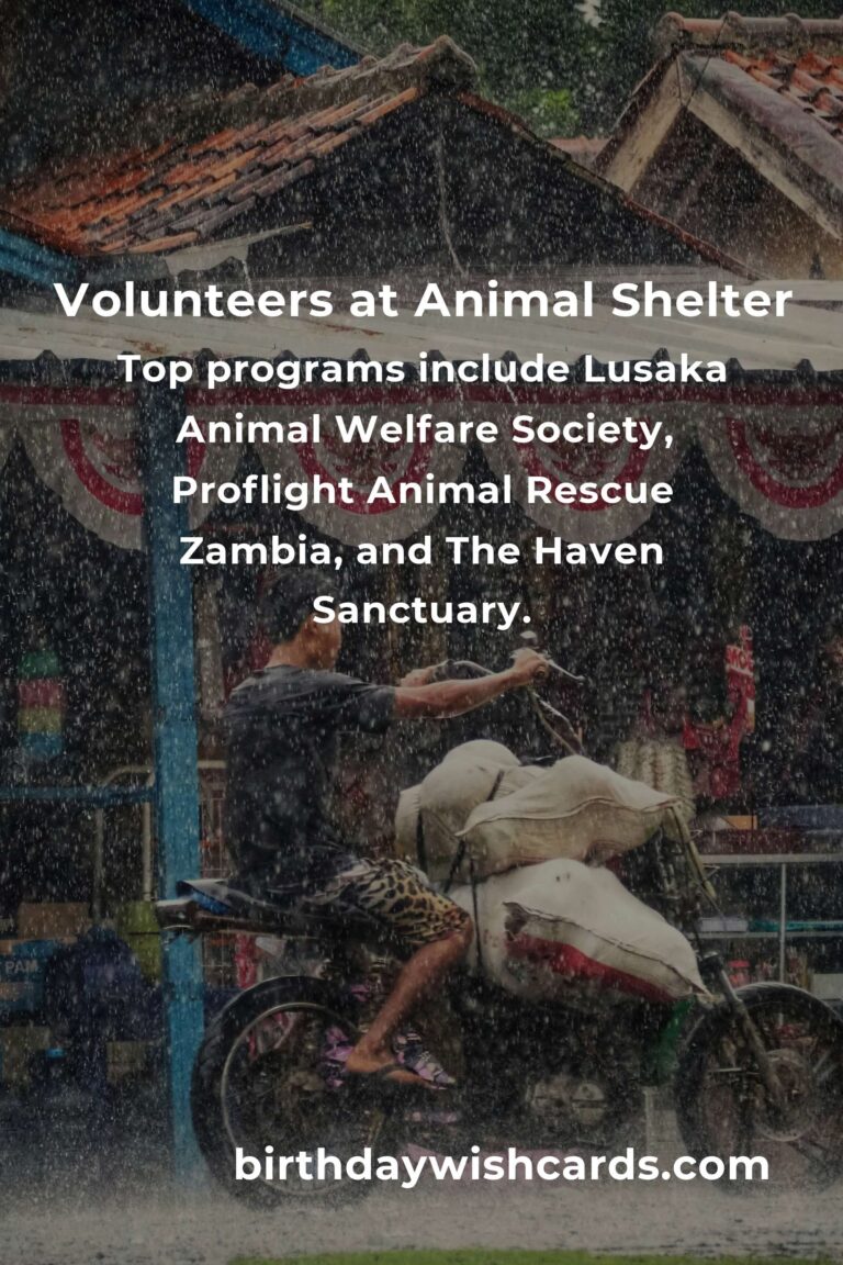 Discover the Best Animal Shelter Volunteer Programs in Lusaka