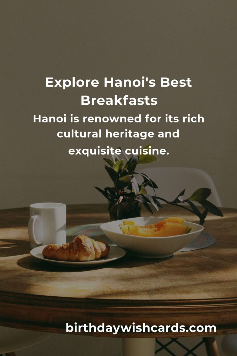 Discover the Best Breakfast Recipes in Hanoi for 2025: A Culinary Journey