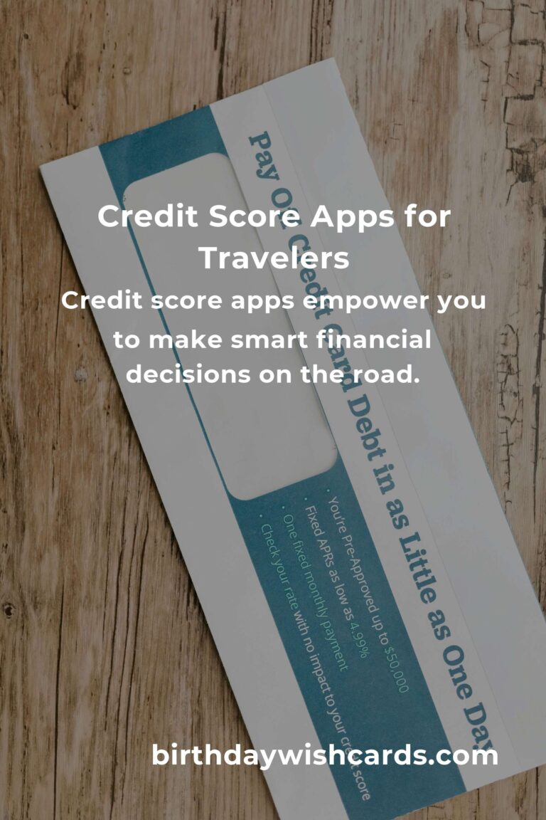 Discover the Best Credit Score Apps for Budget Travelers: Your Path to Financial Freedom