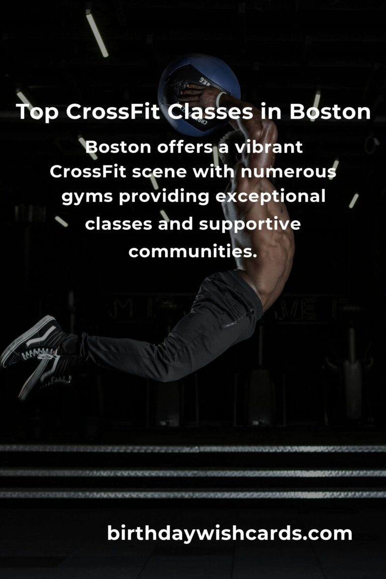 Discover the Best CrossFit Classes in Boston for 2025