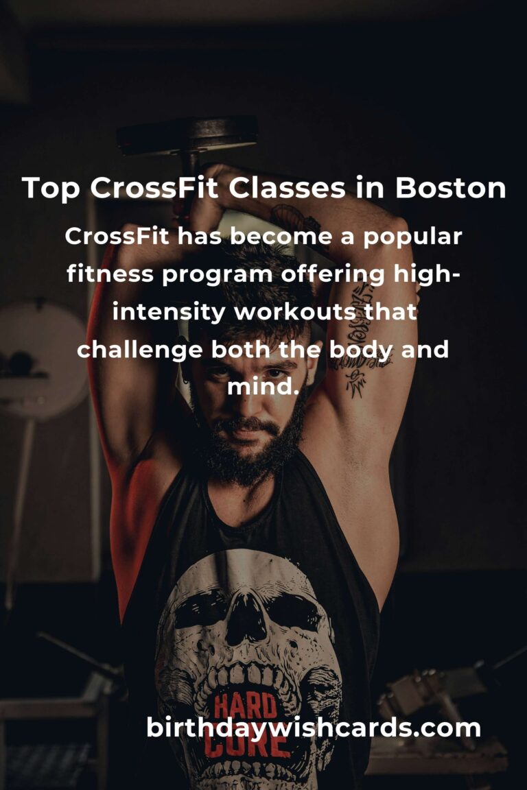 Discover the Best CrossFit Classes in Boston for 2025