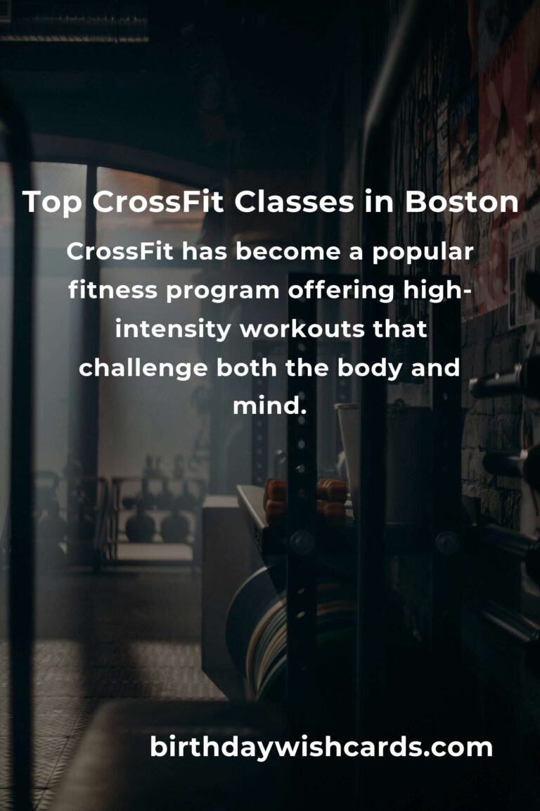 Discover the Best CrossFit Classes in Boston for 2025