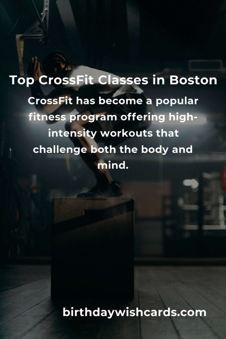 Discover the Best CrossFit Classes in Boston for 2025