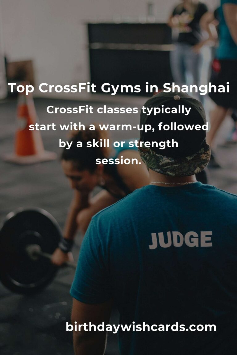 Discover the Best CrossFit Classes in Shanghai for 2025