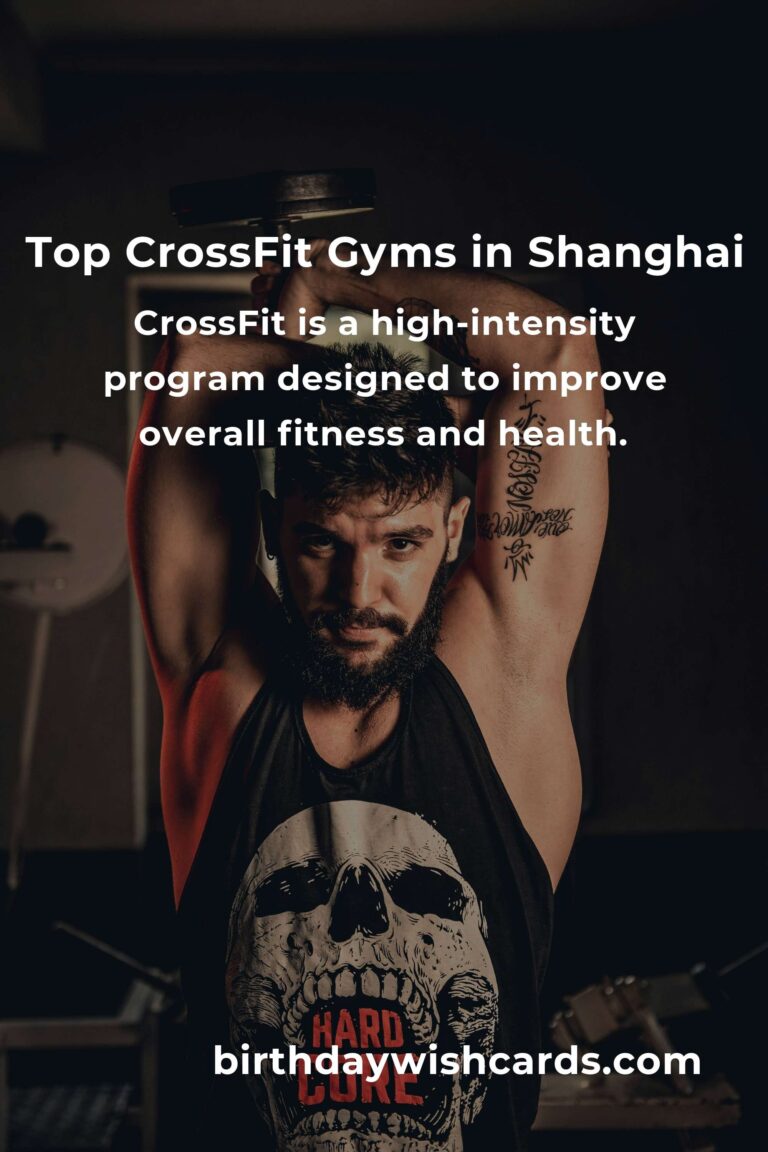 Discover the Best CrossFit Classes in Shanghai for 2025