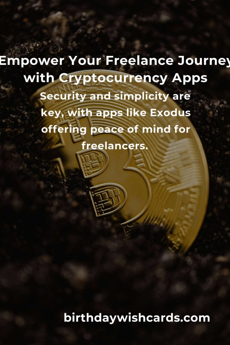 Discover the Best Cryptocurrency Apps: Empowering Freelancers to Thrive in the Digital Age