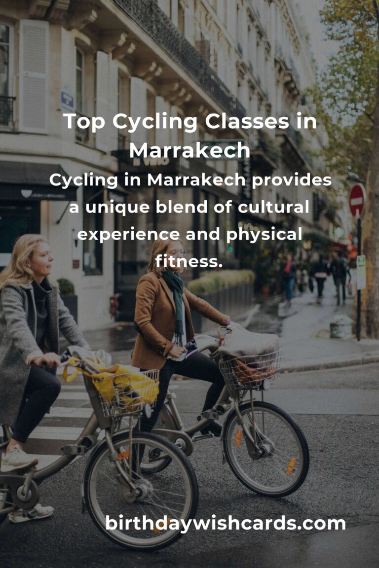 Discover the Best Cycling Classes in Marrakech for 2025