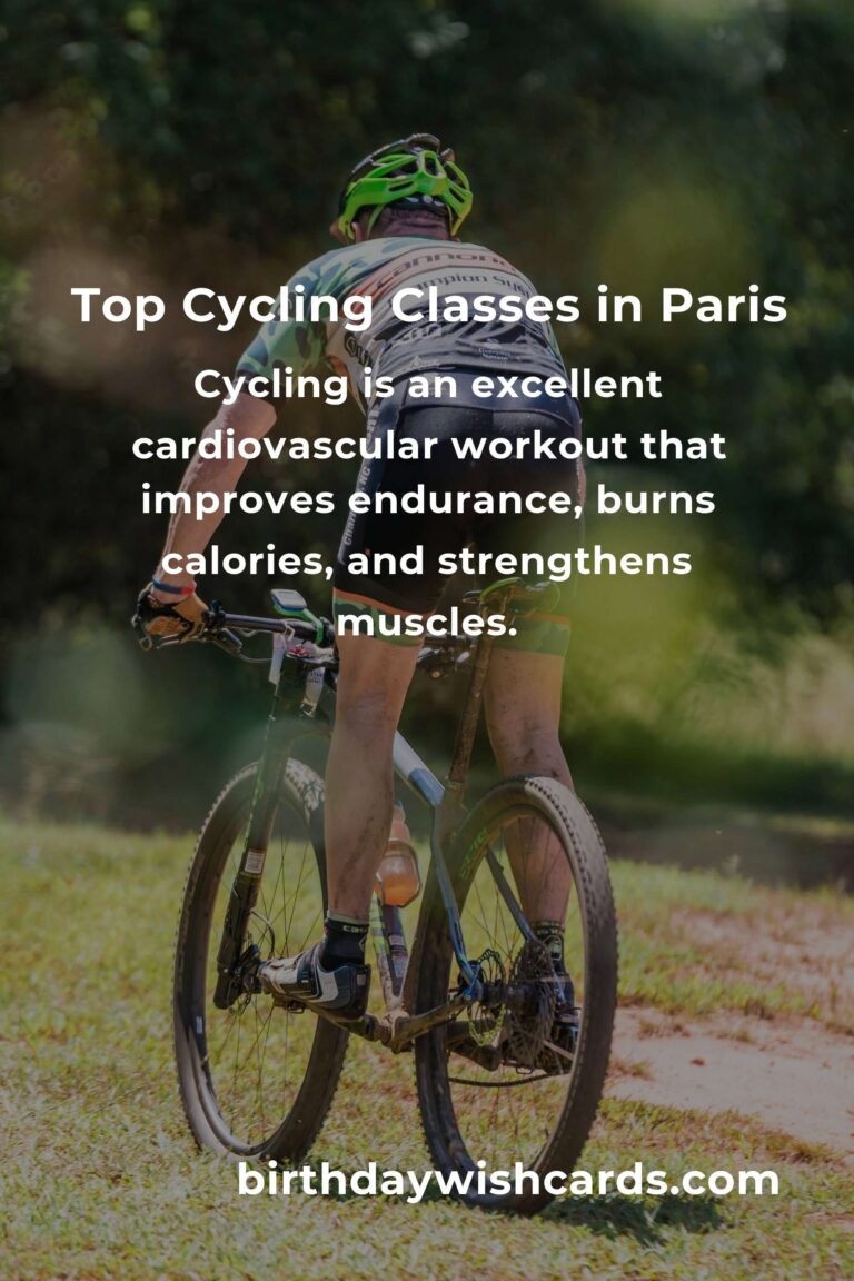 Discover the Best Cycling Classes in Paris for 2025