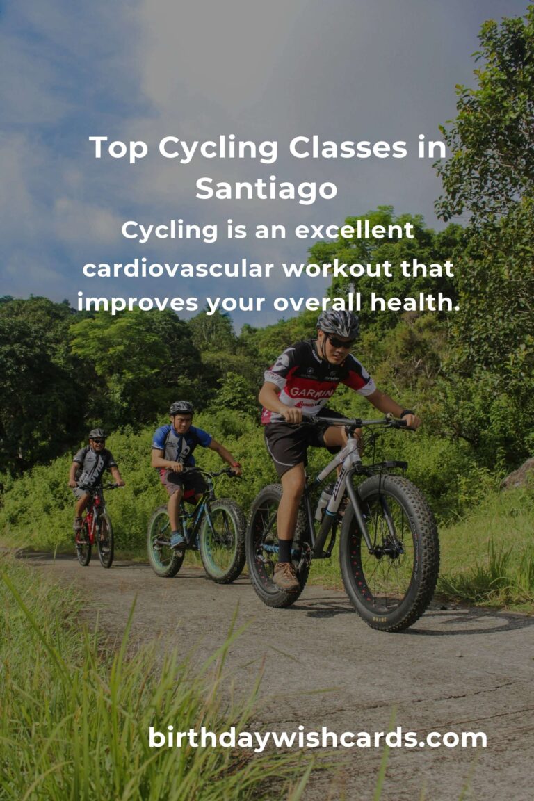 Discover the Best Cycling Classes in Santiago for 2025