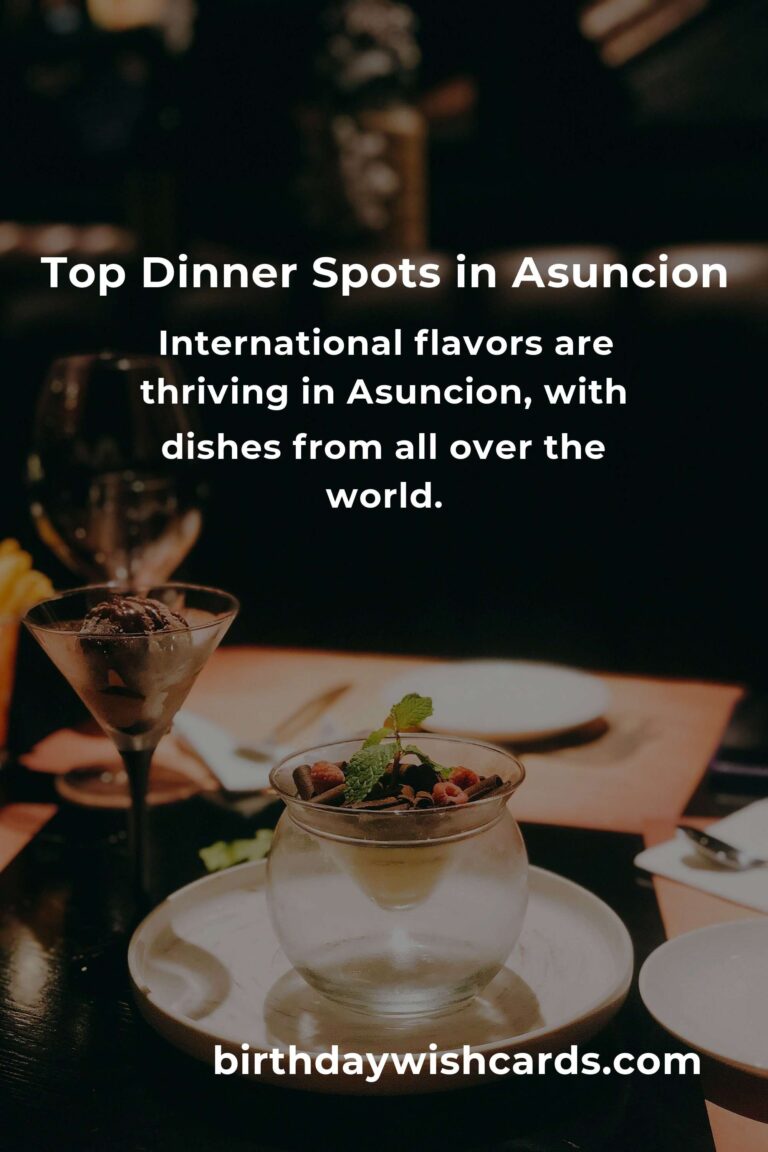 Discover the Best Dinner Ideas in Asuncion for 2025