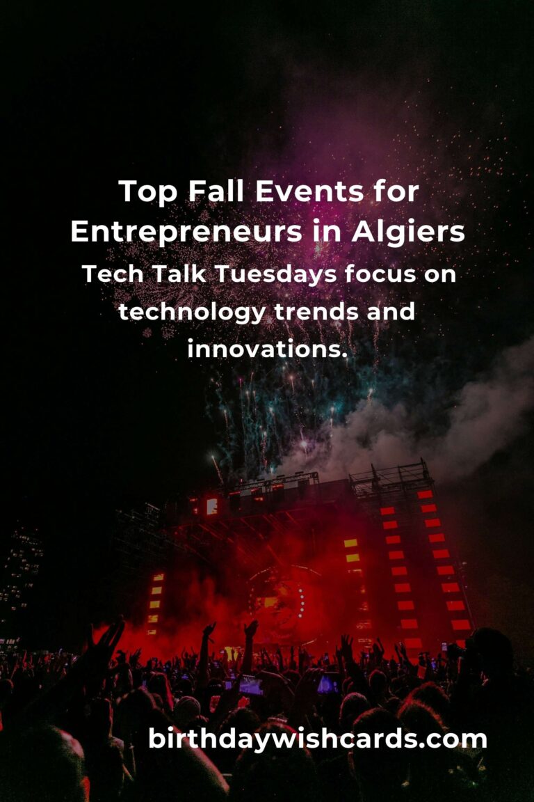 Discover the Best Fall Events in Algiers for Entrepreneurs