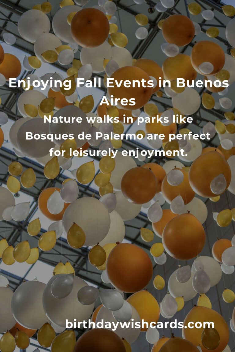 Discover the Best Fall Events in Buenos Aires for Retirees