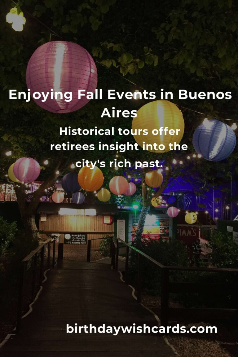 Discover the Best Fall Events in Buenos Aires for Retirees