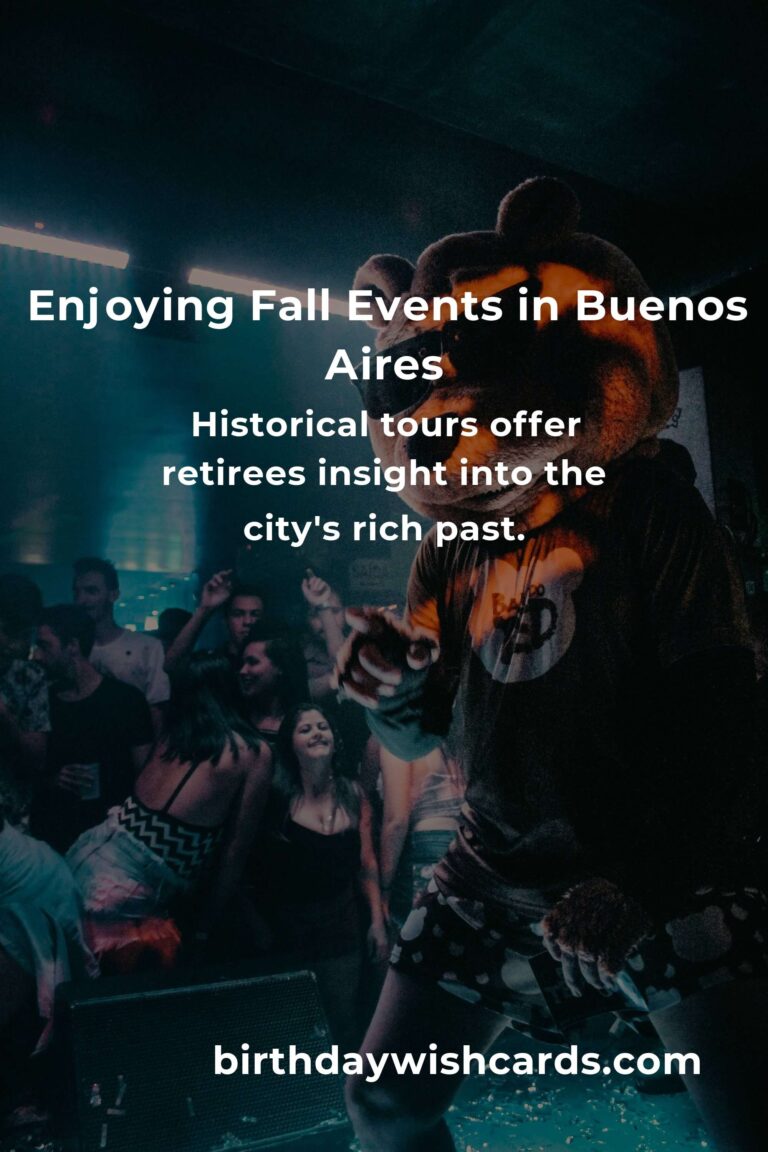 Discover the Best Fall Events in Buenos Aires for Retirees