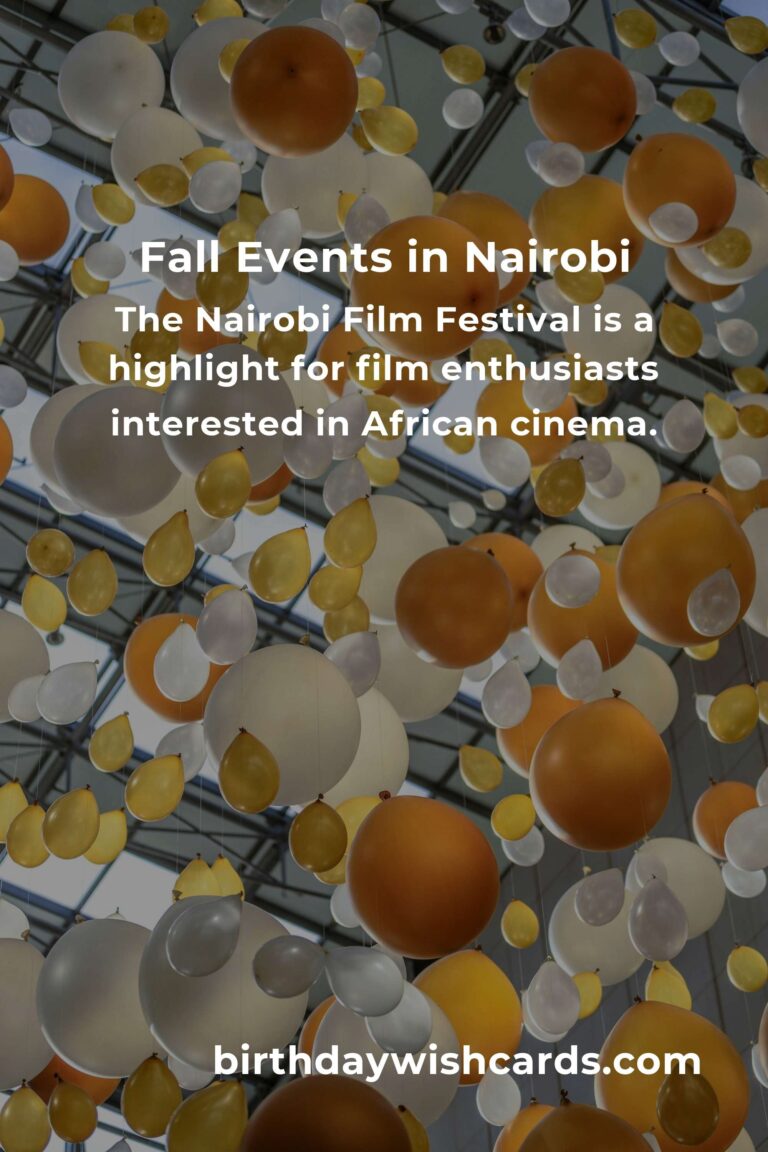 Discover the Best Fall Events in Nairobi for Digital Nomads