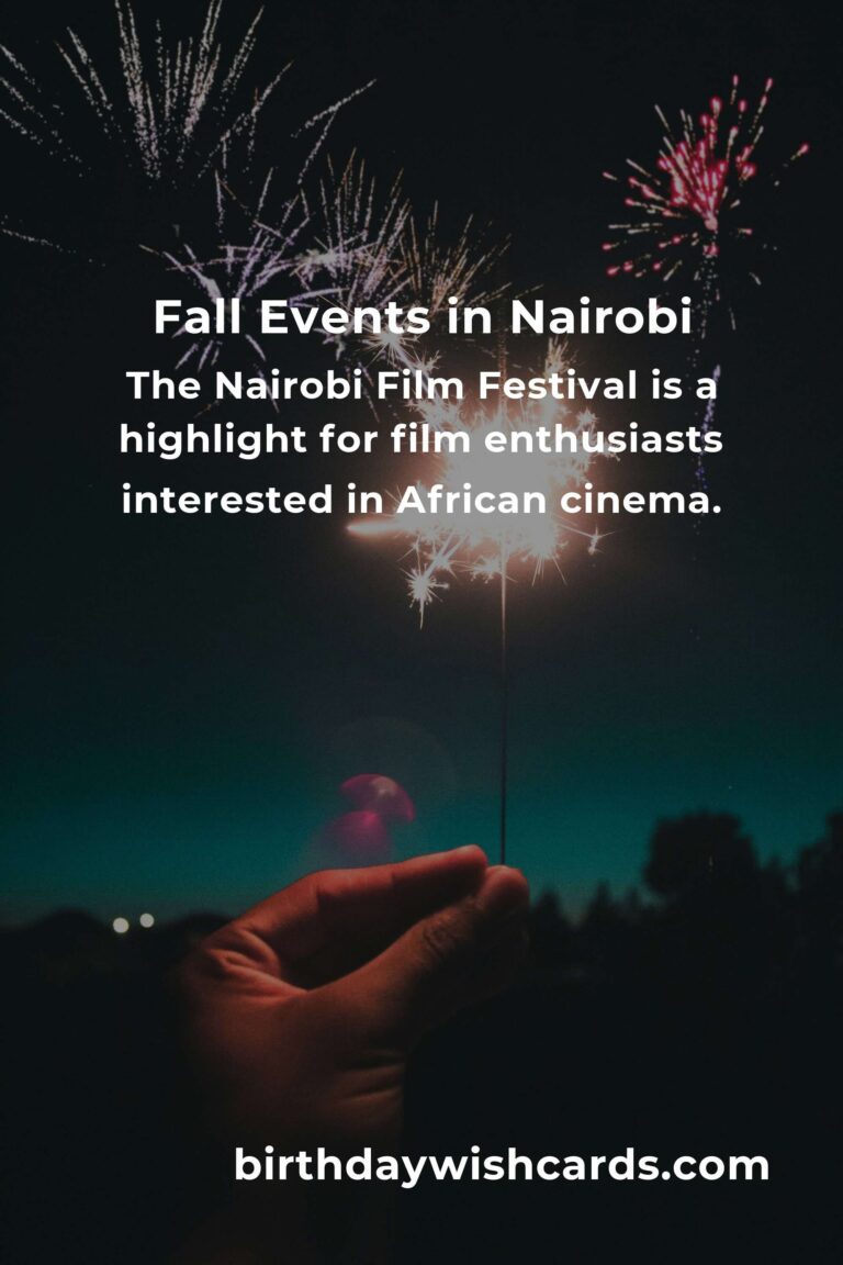 Discover the Best Fall Events in Nairobi for Digital Nomads