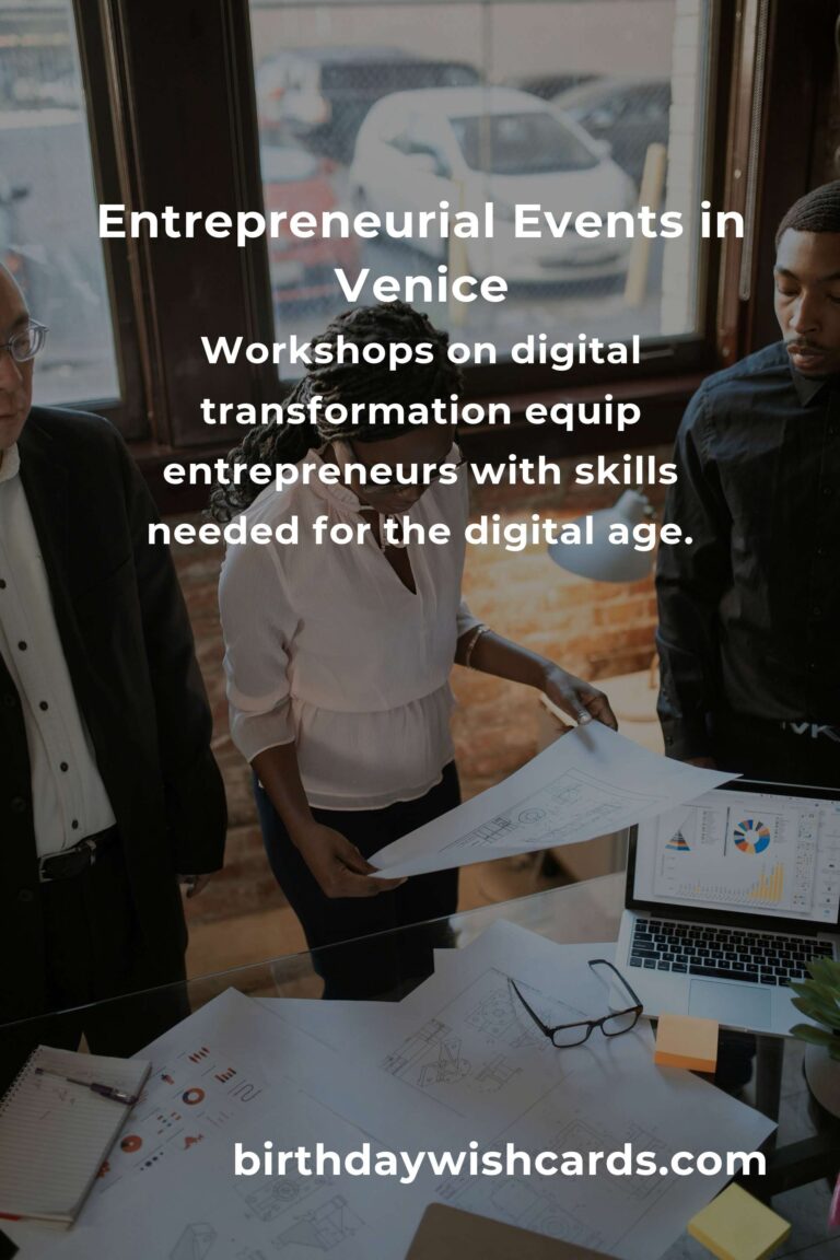 Discover the Best Fall Events in Venice for Entrepreneurs