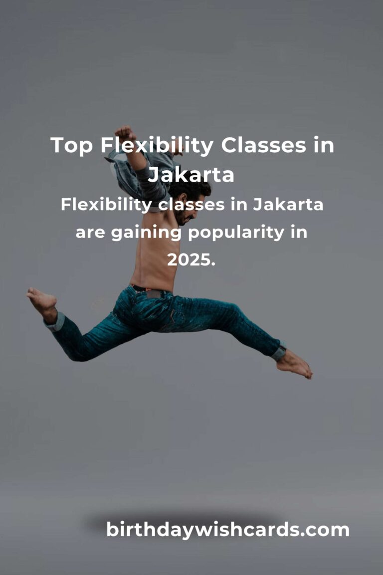 Discover the Best Flexibility Classes in Jakarta for 2025