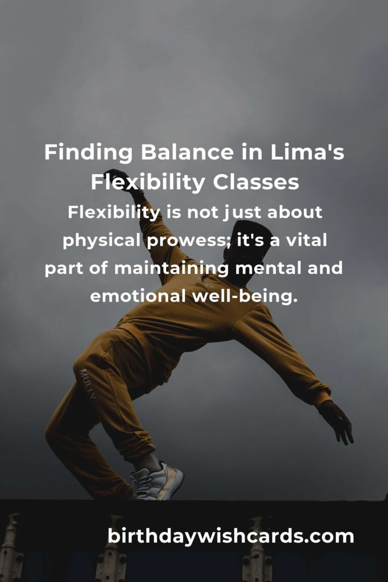 Discover the Best Flexibility Classes in Lima for 2025: Stretch Your Limits with Heart and Soul