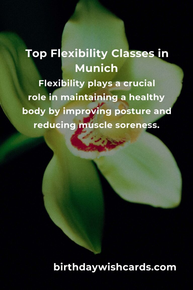 Discover the Best Flexibility Classes in Munich for 2025