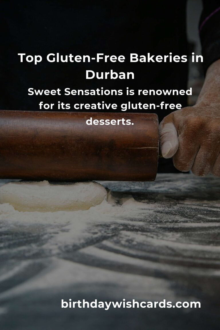 Discover the Best Gluten-Free Baking in Durban for 2025
