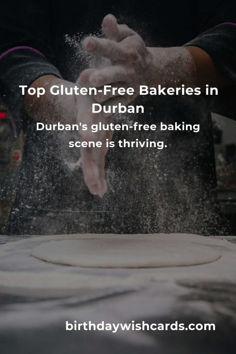 Discover the Best Gluten-Free Baking in Durban for 2025
