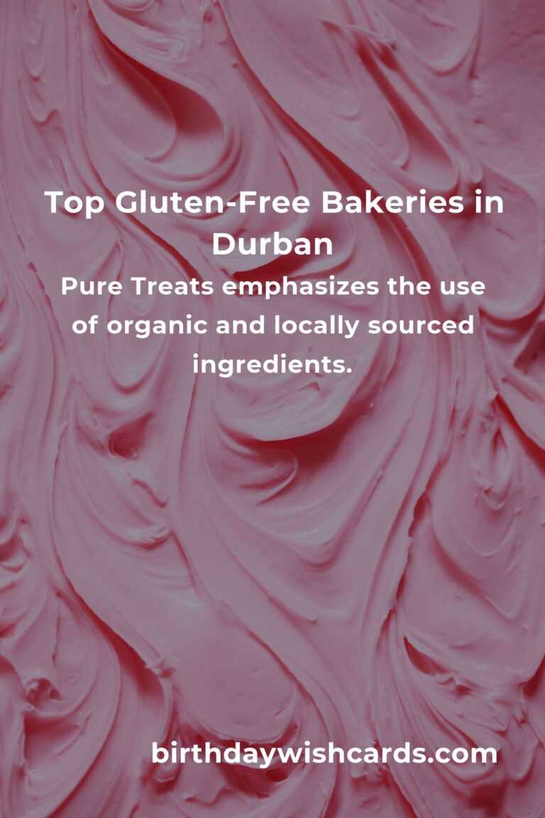 Discover the Best Gluten-Free Baking in Durban for 2025
