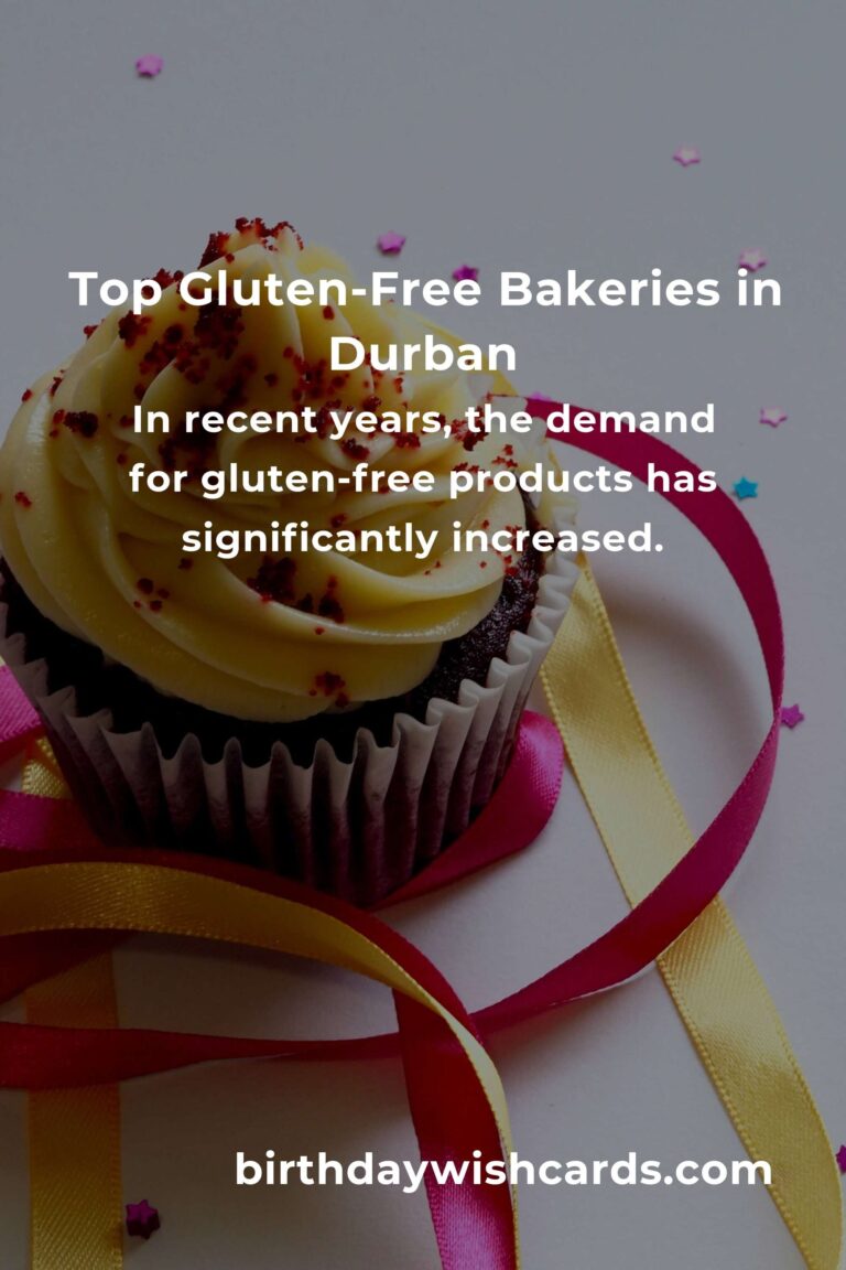 Discover the Best Gluten-Free Baking in Durban for 2025