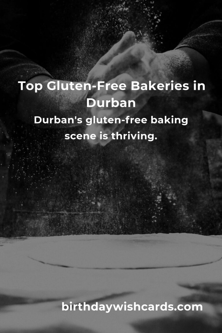Discover the Best Gluten-Free Baking in Durban for 2025