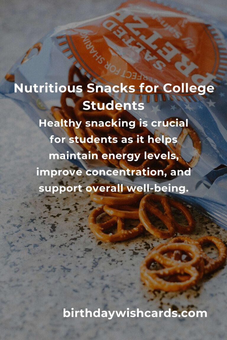 Discover the Best Healthy Snacks for College Students