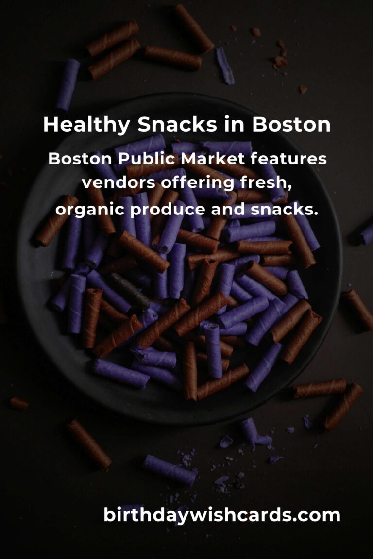 Discover the Best Healthy Snacks in Boston for 2025