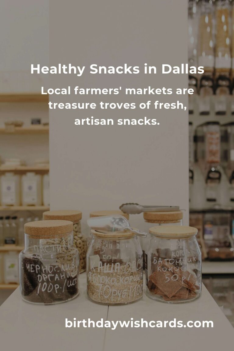 Discover the Best Healthy Snacks in Dallas for 2025: Nourish Your Body and Soul