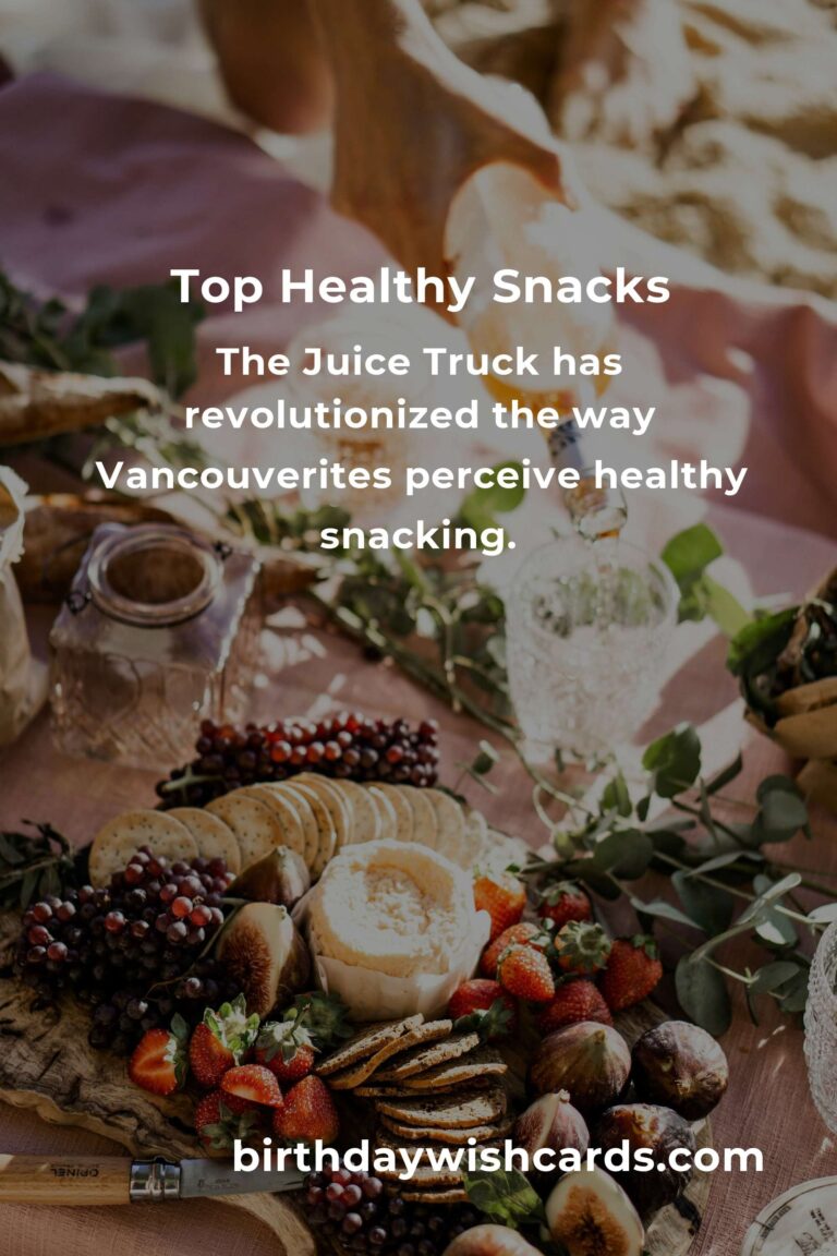 Discover the Best Healthy Snacks in Vancouver for 2025