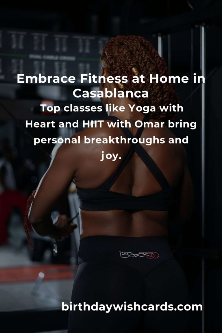 Discover the Best Home Workout Classes in Casablanca for 2025: Embrace Fitness with Heart