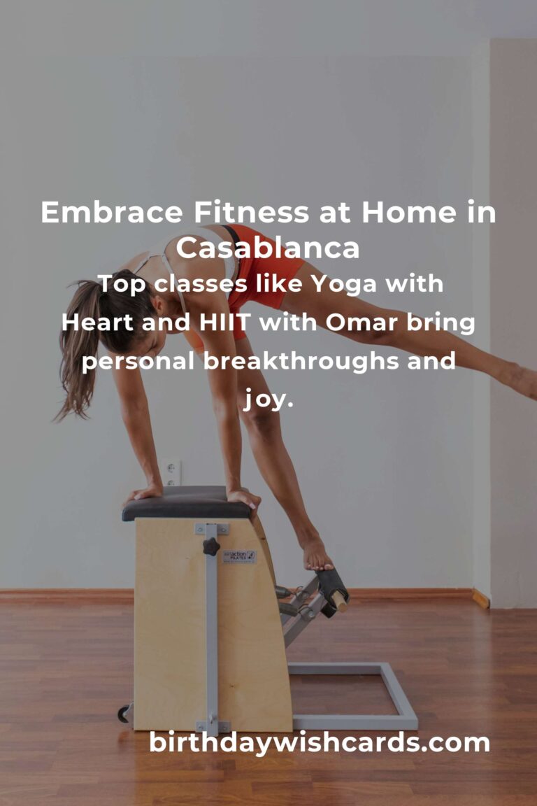 Discover the Best Home Workout Classes in Casablanca for 2025: Embrace Fitness with Heart