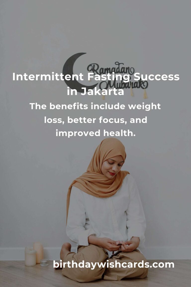 Discover the Best Intermittent Fasting in Jakarta for 2025: Transform Your Health, Embrace a New You