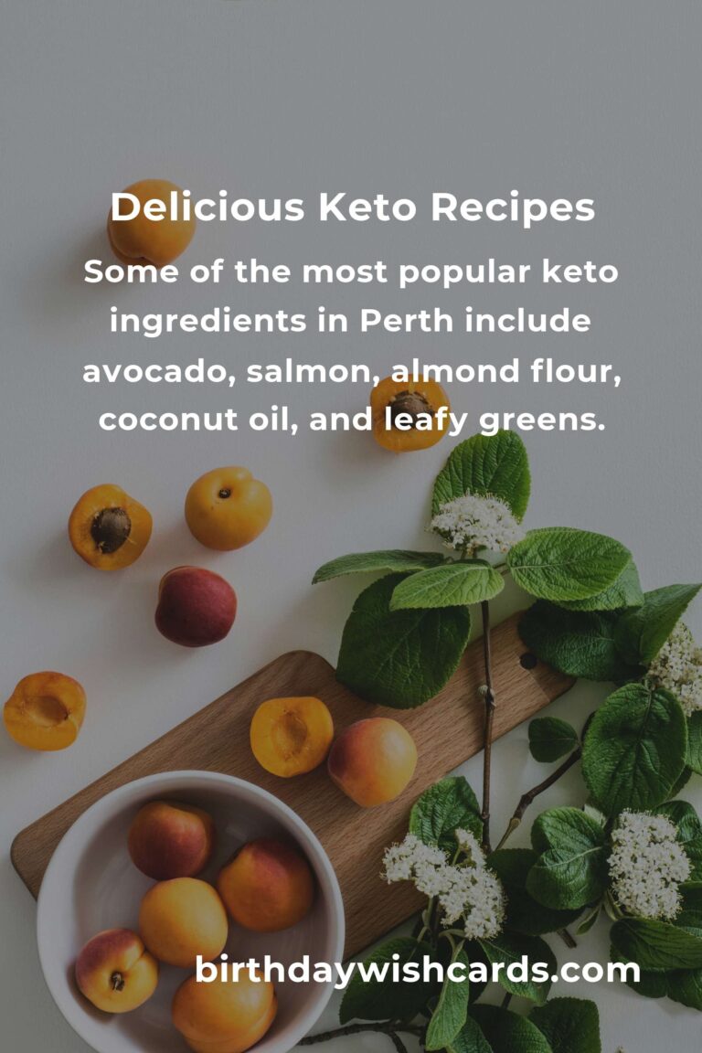 Discover the Best Keto Recipes in Perth for 2025