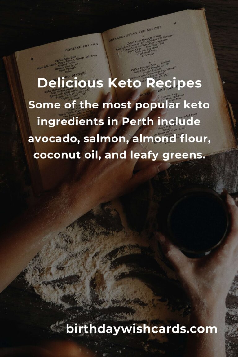 Discover the Best Keto Recipes in Perth for 2025