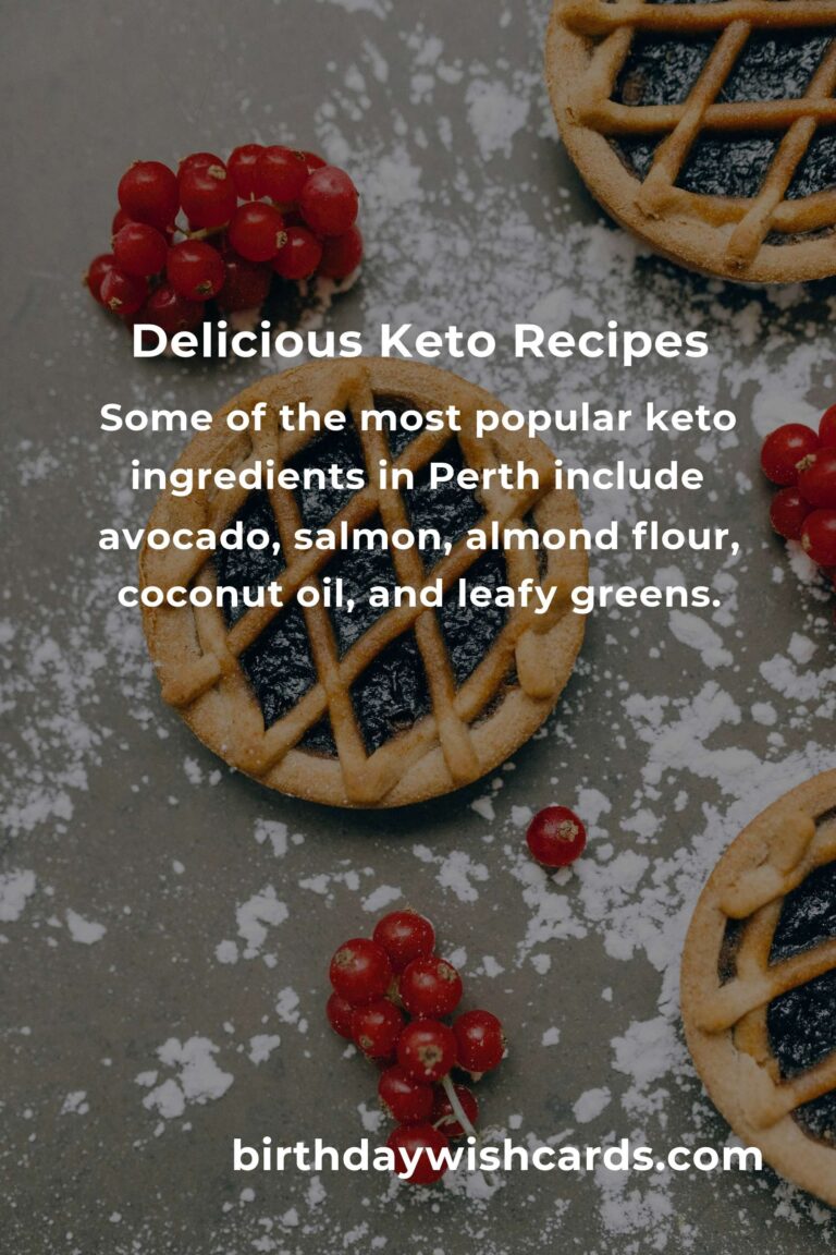 Discover the Best Keto Recipes in Perth for 2025