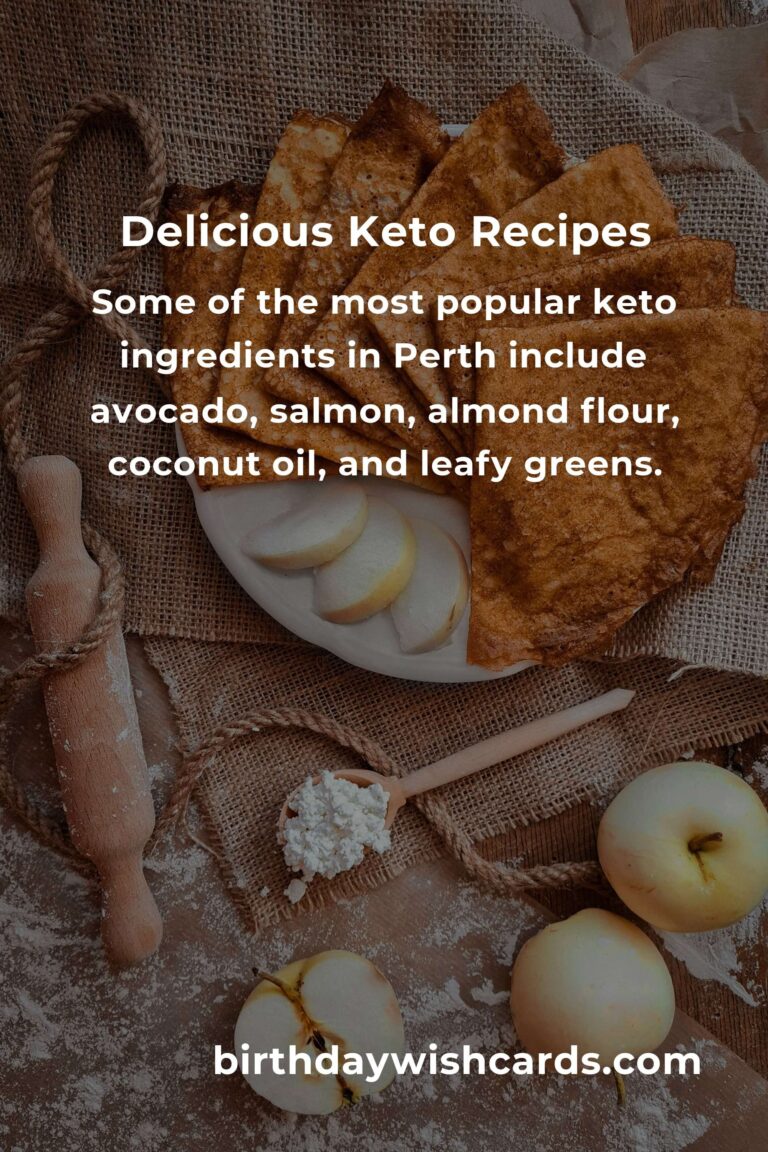 Discover the Best Keto Recipes in Perth for 2025