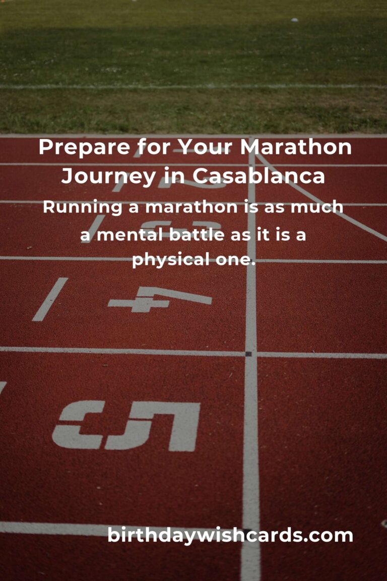 Discover the Best Marathon Training Classes in Casablanca for 2025: Your Journey Awaits
