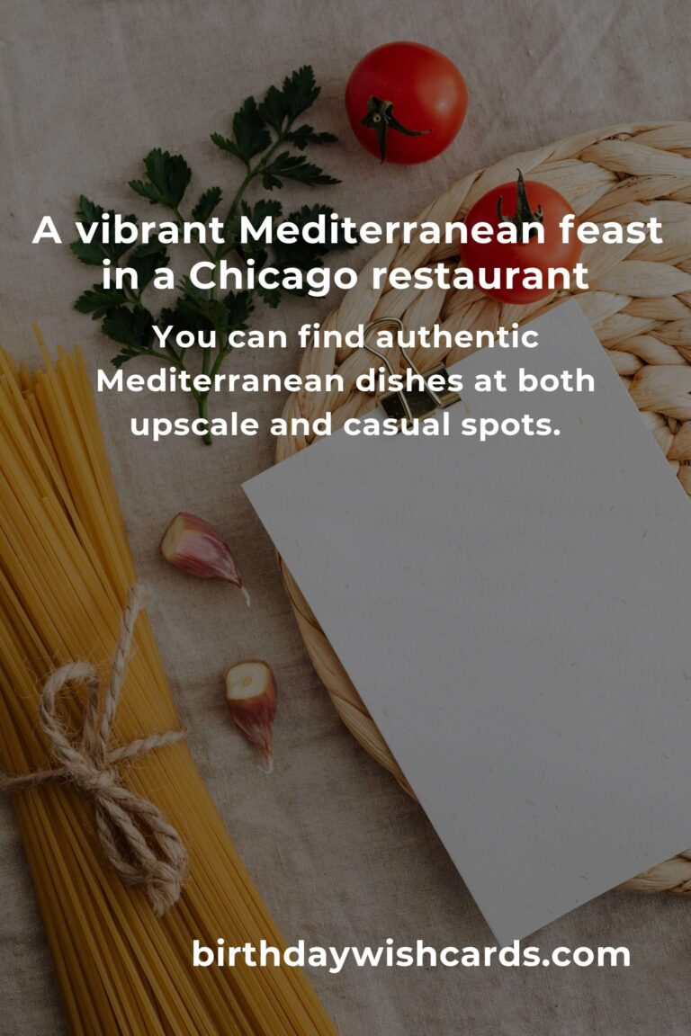 Discover the Best Mediterranean Diet in Chicago for 2025: A Delicious Path to Health & Happiness